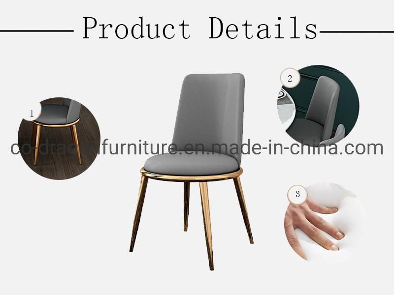 Customized Europe′s Best Selling Velvet Leather Hotel Dining Chair