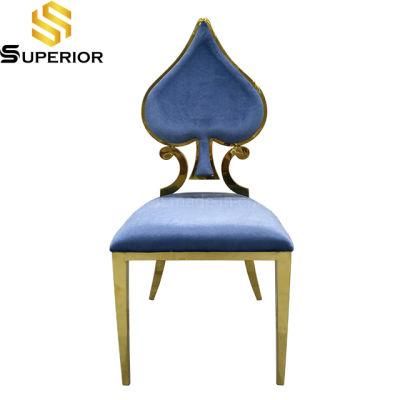 Saudi Arabia Wedding Navy Blue Tufted Chair Heart K Back