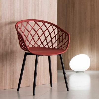 Modern Cheap Dinning Chair Cadeira Metal Legs Plastic Dinner Kitchen Dining Chairs for Sale