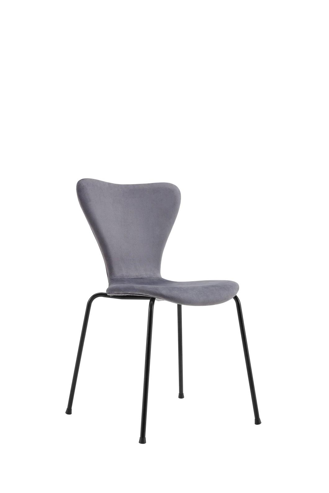 Dining Chairs Side Chair Modern Stylish PP Plastic Seat with Metal Legs MID Century Modern Chair for Living Room, Dining Room, Bedroom, Kitchen