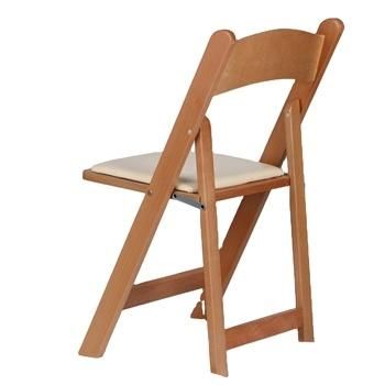 Hot Sale Foldable Solid Wooden with PU Seat Event Hire Chair