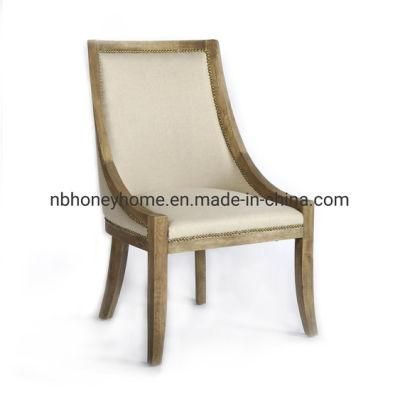 America Style Classic Wood Frame Provincial Comfort Sitting Dining Room Ghost Chair