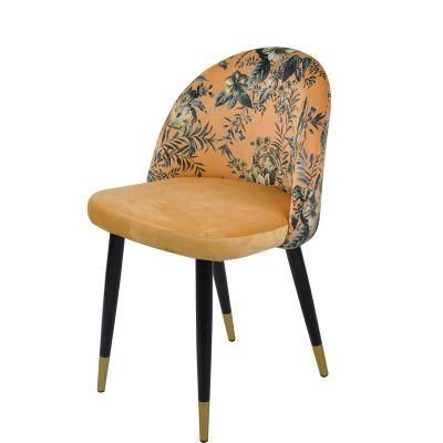 New Design Furniture Modern Fabric Seat Dining Chair for Restaurant and Kitchen