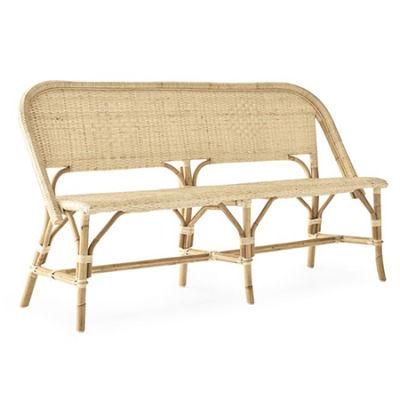 Outdoor Patio Garden Plastic Rattan Long Bench