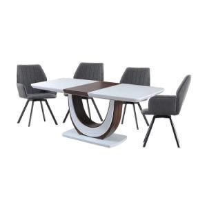Modern Dining Table Set / White Dining Table Set / Extendable Dining Table Set / Home Furniture Set / Dining Set / Dining Room Furniture / Dining Room Set