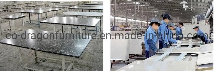 Wholesale Steel Dining Table with Marble Top for Dining Furniture