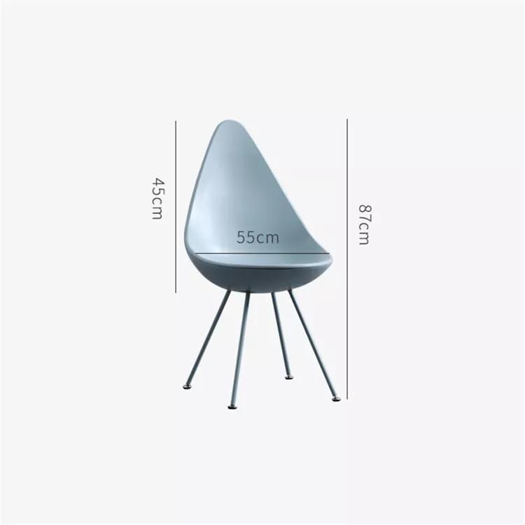 Factory ABS Plastic Material Hotel Restaurant Home Furniture Dining Chair