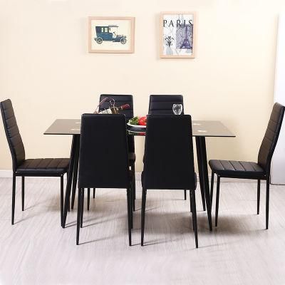 Brand New Modern Style Dining Table Wholesale Table Furniture Glass Restaurant Table