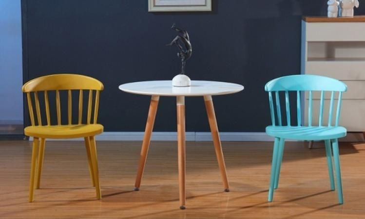 Custom Waterproof Non-Slip and Wear Resistant Quality Plastic Dining Chairs for Dining Room