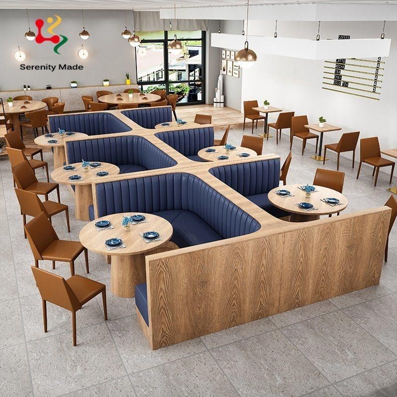 Hotel Furniture Corner Custom Timber Booth Seating