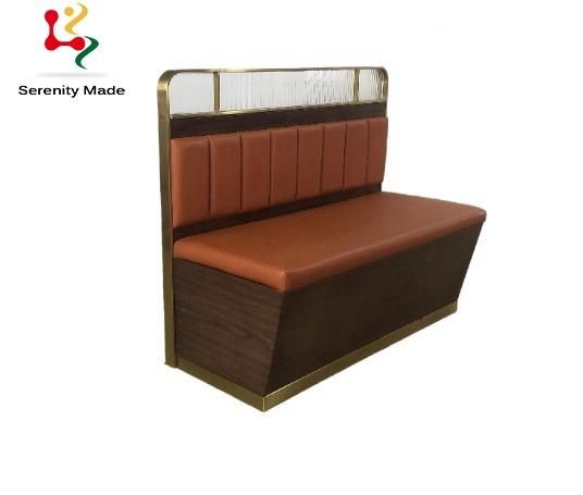 Bespoke Design Double Side Restaurant Booth Sofa Seating