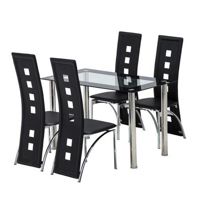 High Quality Modern Home Restaurant Furniture Living Room PVC Leather Dining Chairs