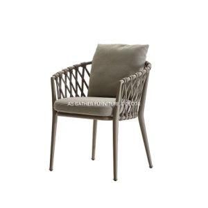 Modern Restaurant Furniture Aluminum Rope Dining Chair