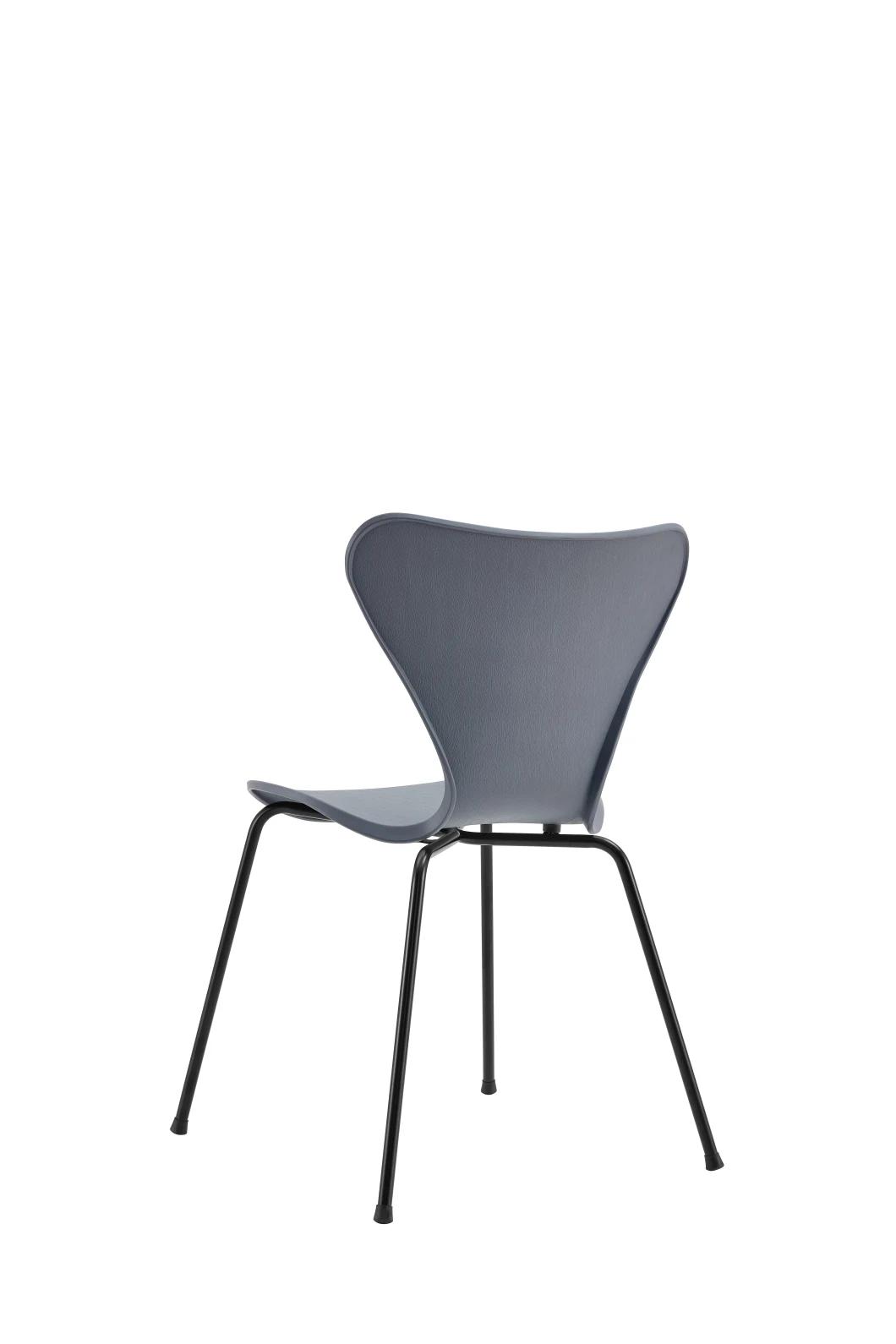 Dining Chairs Side Chair Modern Stylish PP Plastic Seat with Metal Legs MID Century Modern Chair for Living Room, Dining Room, Bedroom, Kitchen