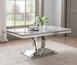 Dining Table Set Stainless Steel Base