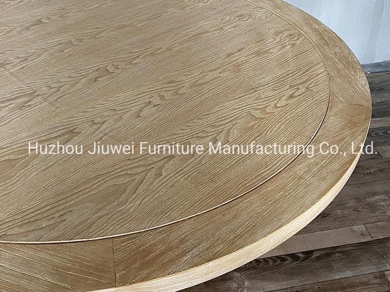 Hot Sale Wooden Furniture Solid Wood Round Dining Table/Wooden Wedding Table