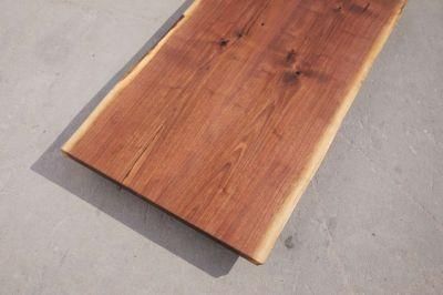 Live Edge Solid Wood Slab /Walnut Butcher Block Top /Custom Size Epoxy Resin River Table/ Natural Wood Table