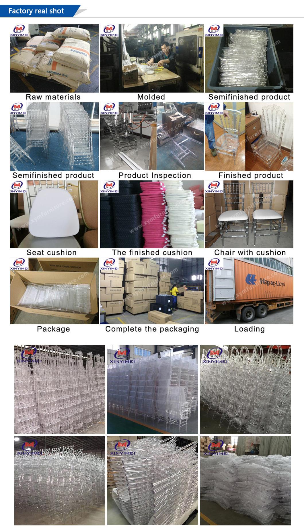 Wholesale Transparant Resin Chiavari Clear Resin/ Plastic Chavari Chair