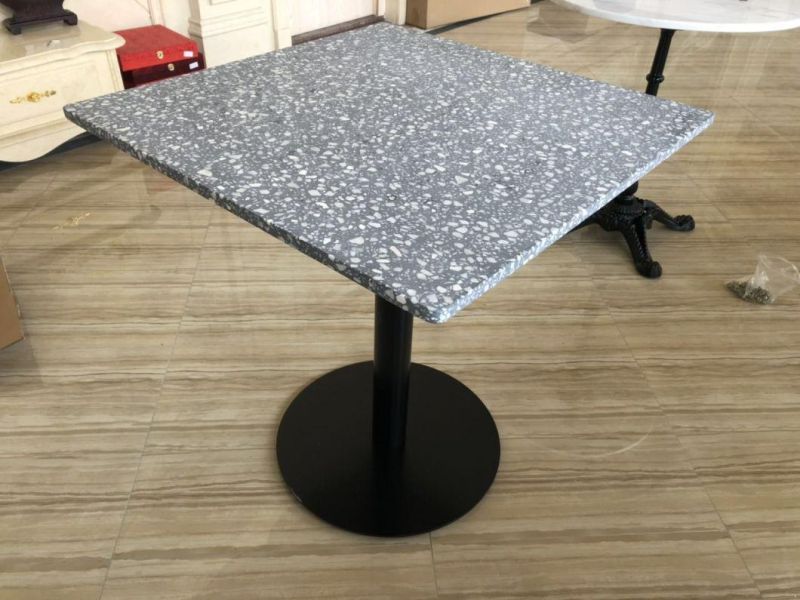 Restaurant Furniture Square Artifical Marble Dining Table Top