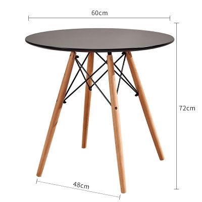 Hot Sale Modern Cheap Solid Wood 80 Round Dining Table for Sale