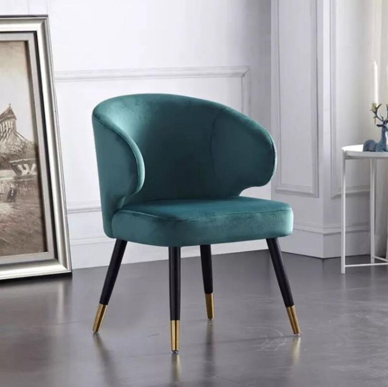 China Cheap Modern Home Furniture Velvet Dining Chair Seat