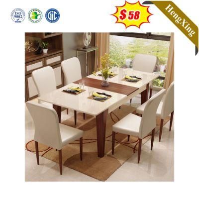 Modern Wooden Hotel Suite Long Dining Table &amp; Chair Set Dining Room Furniture Sets