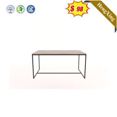 Cheap Modern Home Dining Furniture Set Dining Tables with Metal Legs Wood Writing Desk Wall Table
