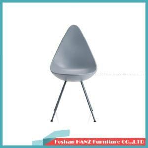 Modern Design Drop Chair Arne ABS Plastic Dining Chair with Matel Leg