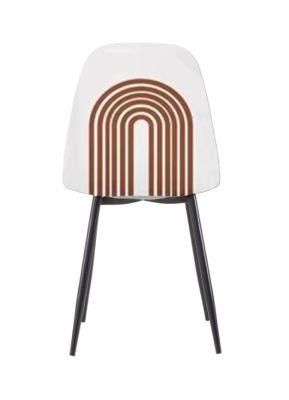 Luxury Nordic Design Dining Furniture Sillas Metal Leg Upholstery Fabric Modern Velvet Dining Chairs for Dining Room Restaurant