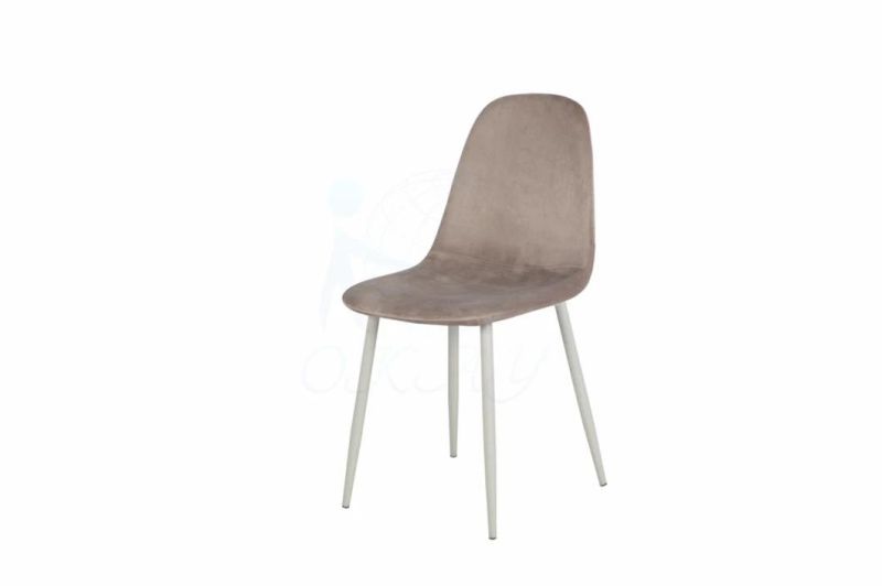 Simple Dining Chair with Different Color Power Coating Legs Chair