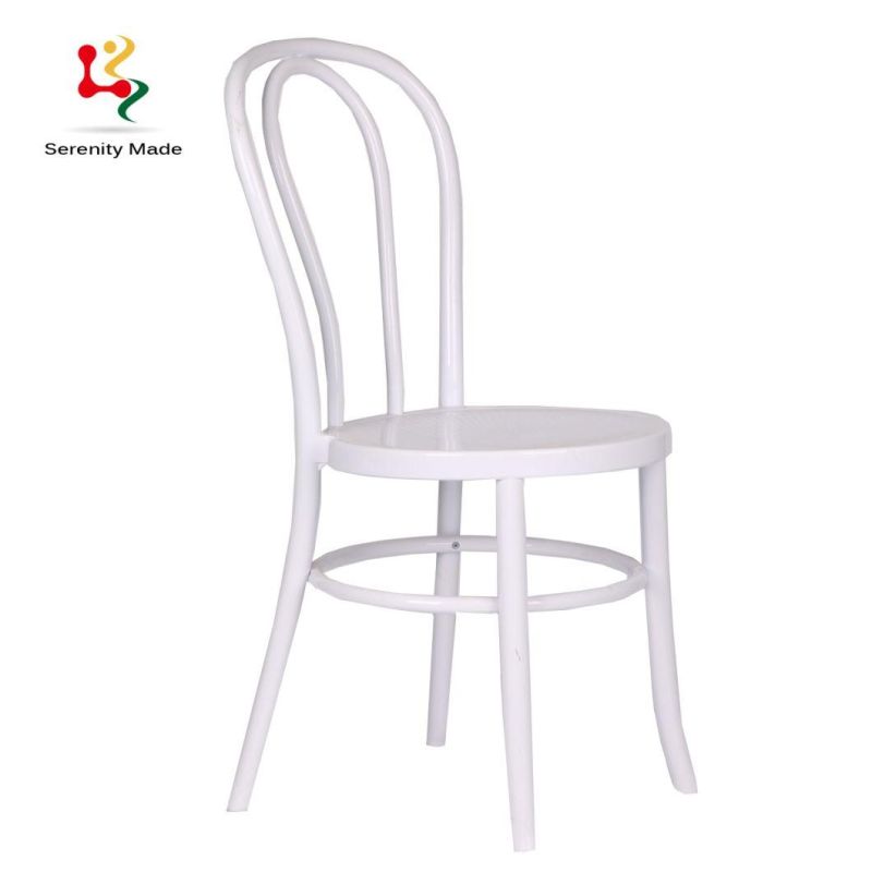 Commercial Wedding Event Restaurant Furniture Aluminum Wood Dining Bentwood Chairs