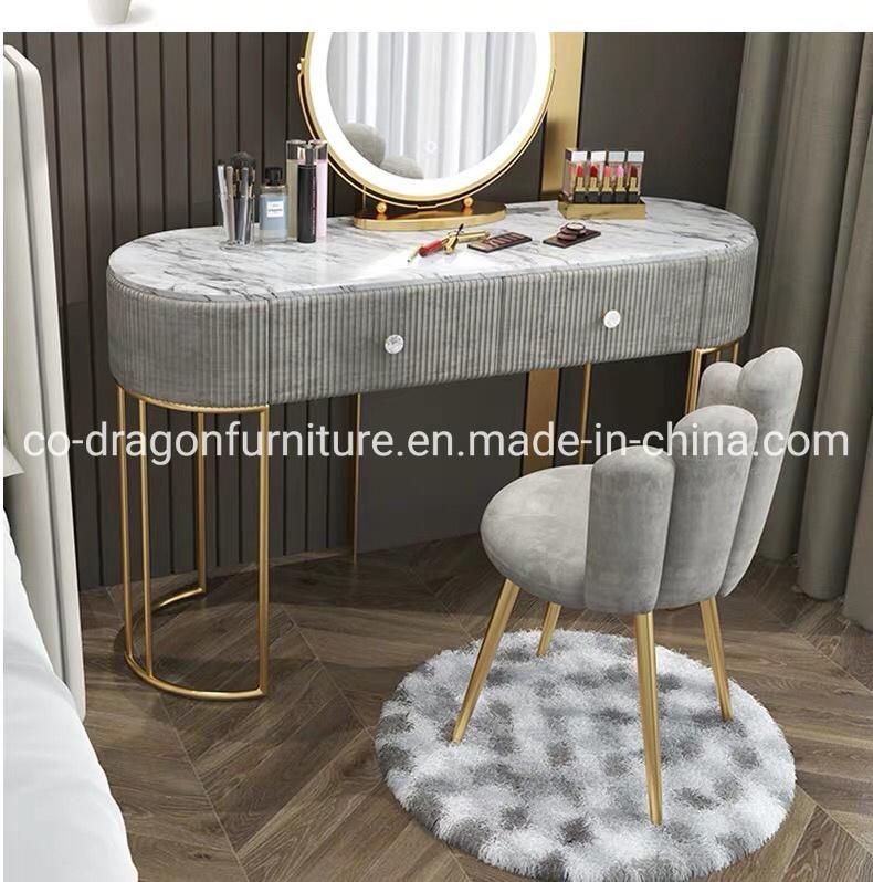 Fashion Wholesale Metal Dressing Chair with Fabric for Dining Furniture