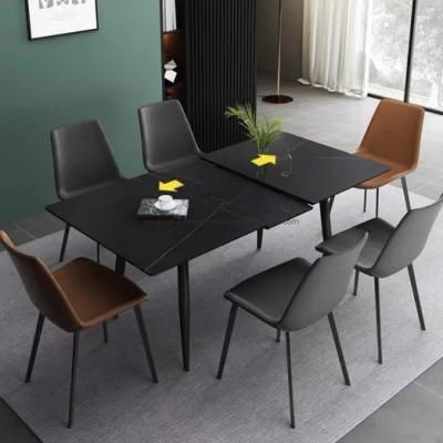 Modern Extendable Ceramic Dining Table Marble Dining Table Set Dining Table Designs