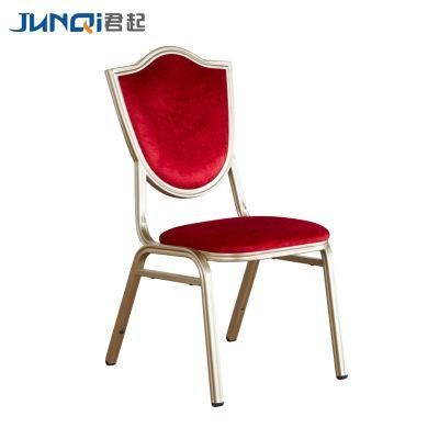 Hotel Restaurant Furniture New Design Dining Wave Back Banquet Chair