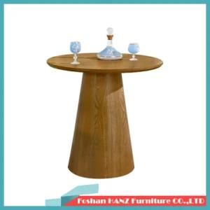 Modern Wooden Round Tea Dining Table