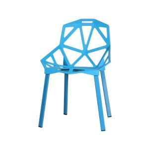 Modern Outdoor Furniture Simple Style PP Material Dining Chair Outdoor Dining Chair