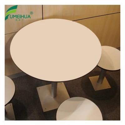 Fireproof Compact Laminate Table HPL Table Top
