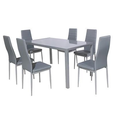 Nordic Design for a Four-Seat Dining Table and Chair Set
