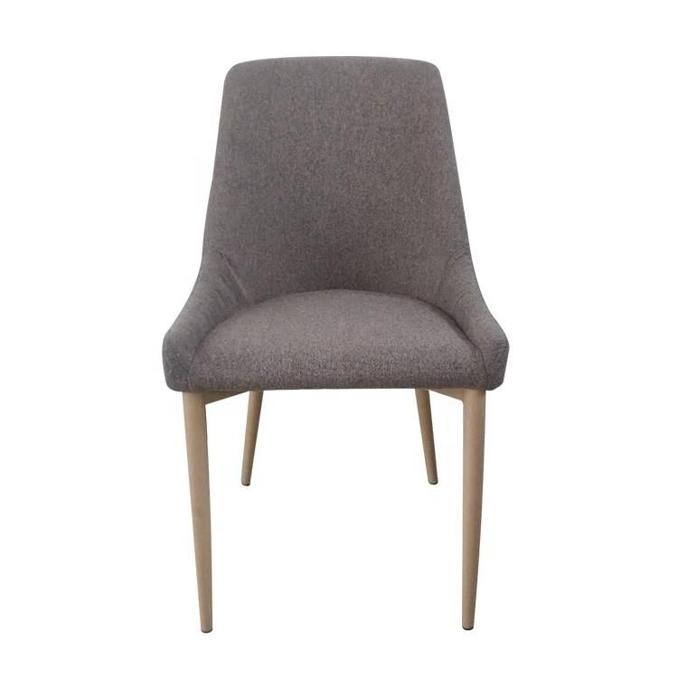 Cheap Modern Metal Frame Linen Velvet Restaurant Hotel Dining Chairs