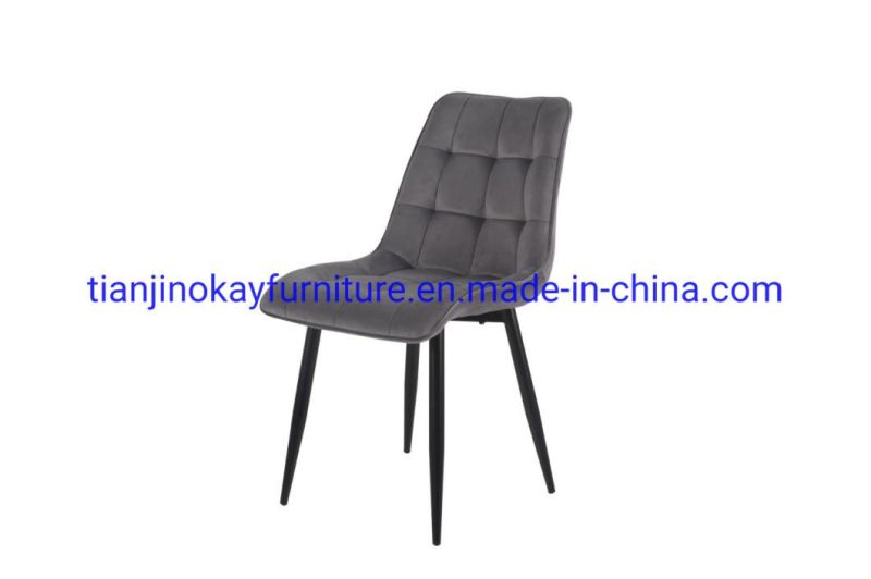 Luxury Home Furniture Cheap Price Fabric Velvet Modern Dining Room Chairs Wholesale