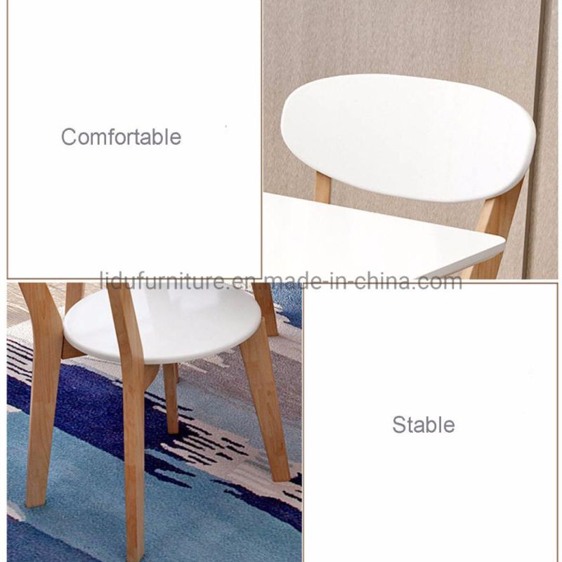 Hot Selling and Modern Home Furniture Wood Dining Table with Chairs