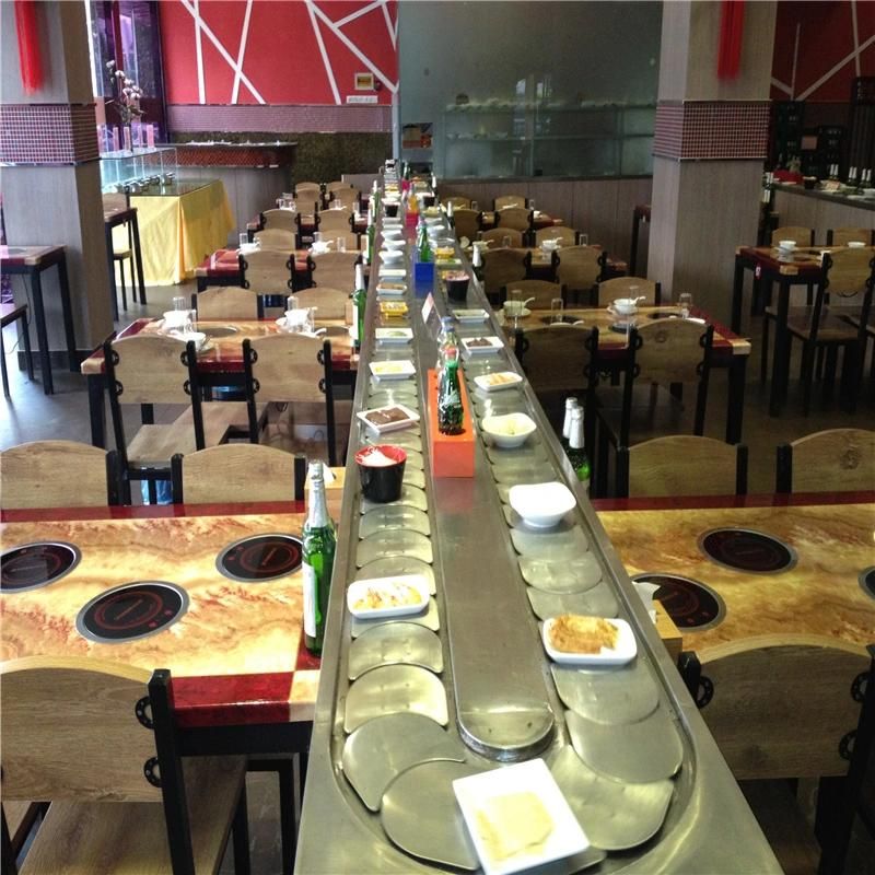 Sushi Conveyor Conveyor System Belt Conveyor Sushi Dining Table