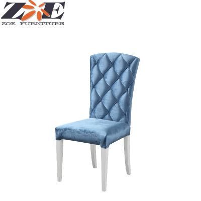 Modern Latest MDF and Solid Wood PU High Gloss Painting Dining Table Chair