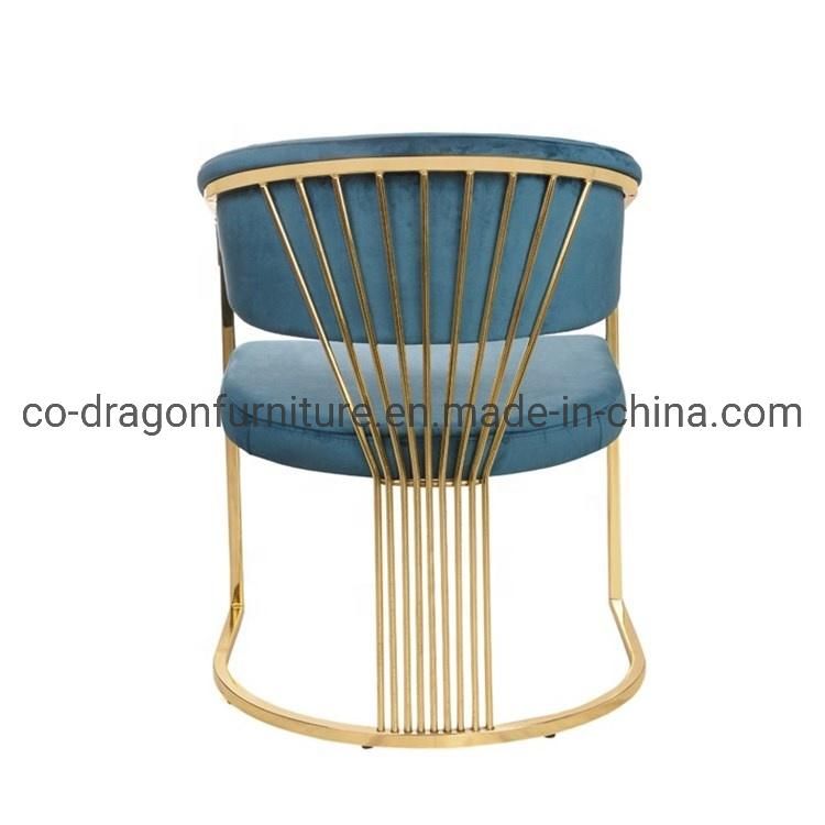 New Design Gold Stainless Steel Dining Chair for Home Furniture