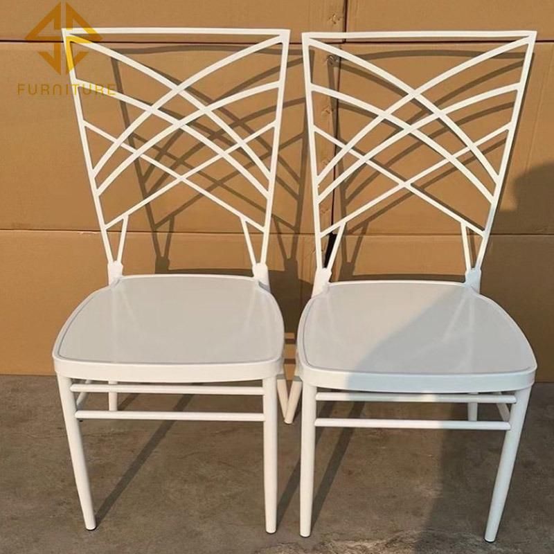 Luxury Furniture Classic Diamond Back Chiavari Chair Steel Contemporary and Comfortable Feel Chair