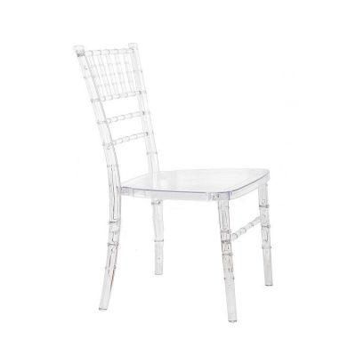 Simple Luxury Dinners Chair Queen Accent Modern Wing Back Chair Lounge Leisure Acrylic Chair Wedding for Hotel