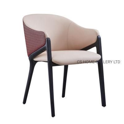 Wooden Factory Furniture Modern Fabric Hotel Restaurant Dining Chair