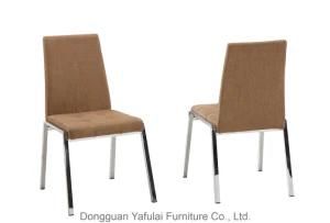 Modern Classic Hot Sale Steel Fabric Dining Chair