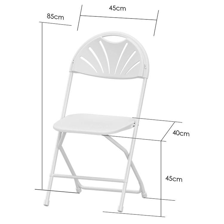 French Classic Small Back Chair Outdoors La Chaise Pliante Simple PP Material Design Fold up Chair Silla De Camping Plegable