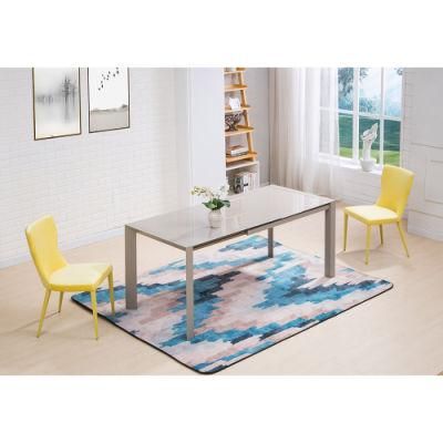 Factory Glass Dining Table Living Room Furniture